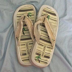 Sketches Cali flip flops. Size 9 1/2 used
